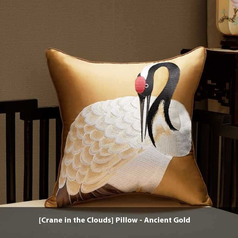 Classical Embroidery New Chinese Style Pillow Cover