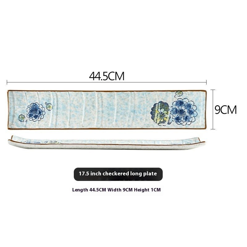 Creative Hand-painted Ceramic Cuisine Sushi Plate