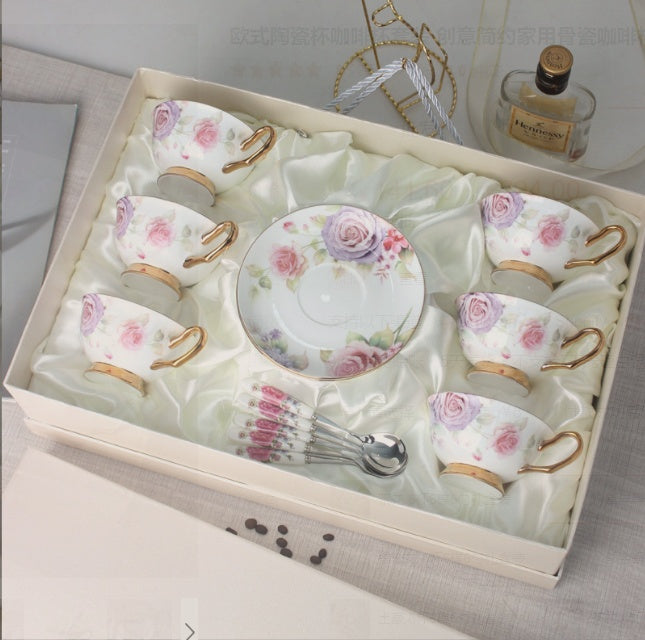 European Style Ceramic Cup Coffee Set