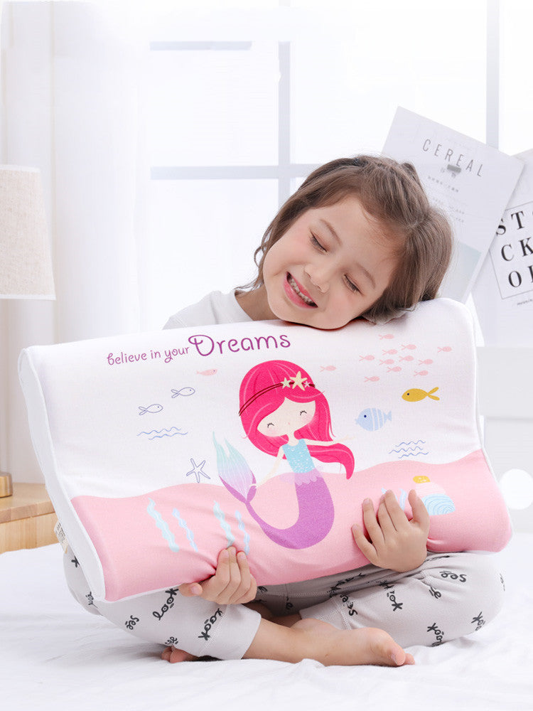 Almohada Atex para dormir para bebés de algodón natural para niños pequeños