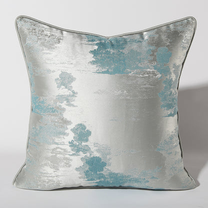 Dark Green Silver Green Sofa Pillow Cushion