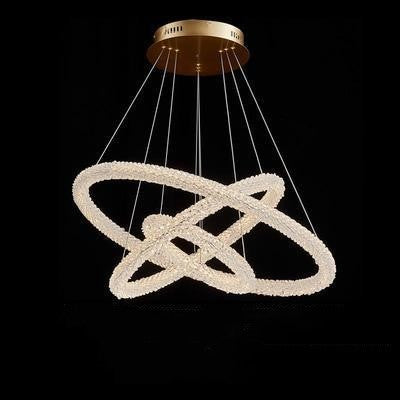 Internet Celebrity Ring Lamp Crystal Chandelier