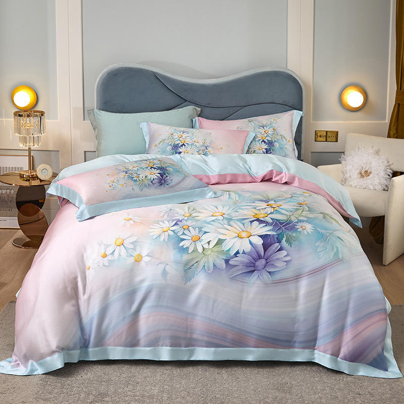 Tencel Four-piece Large Version Series Focus On High-end Bedding