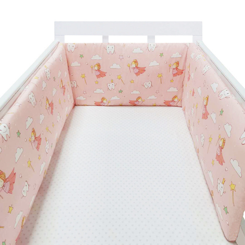 Barrière de lit pour bébé quatre saisons en coton anti-chute