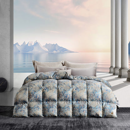 Nouvelle couette en duvet d'oie imprimée en trois dimensions pour hôtel