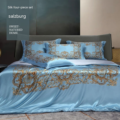 Bed Silk Four-piece Set