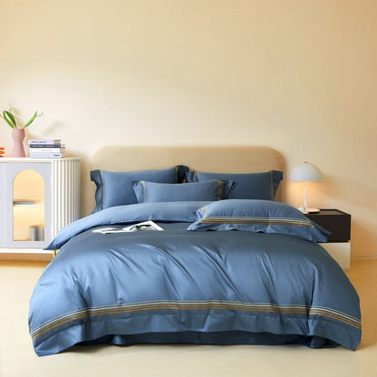 Four-piece Long-staple Cotton Bed Sheet And Quilt Cover