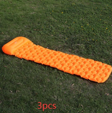 Tapis de camping gonflable pour tente, coussin double pour extérieur, pique-nique, plage, deux couvertures à carreaux, coussin pour bébé, repos à la maison, matelas doux