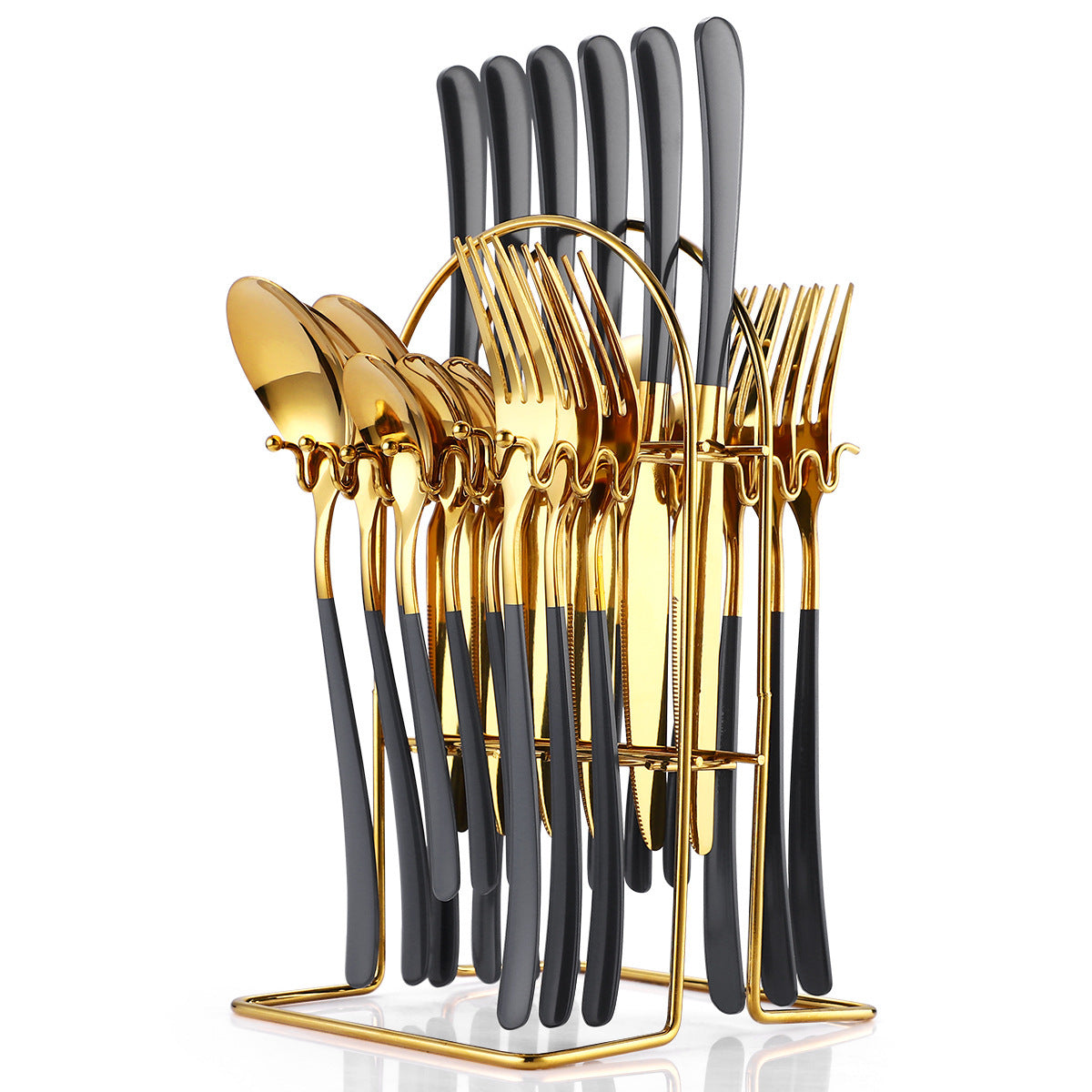 Stainless Steel Cutlery 24-piece Set Moonlight 666 West Cutlery Rack