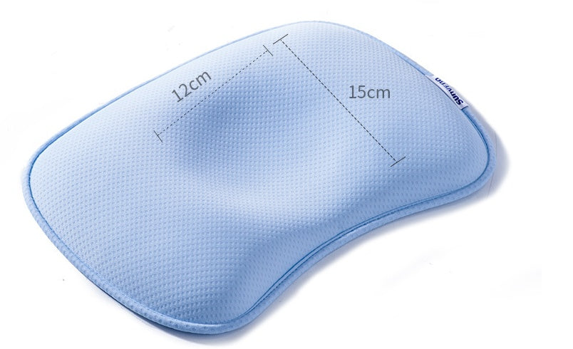 Almohada para bebé Sunveno que moldea la cabeza del bebé y previene la cabeza plana. Almohada de seguridad de fibra de maíz para niños recién nacidos. Ropa de cama para bebés