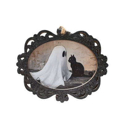 Creative Halloween Ghost Portrait Pendant