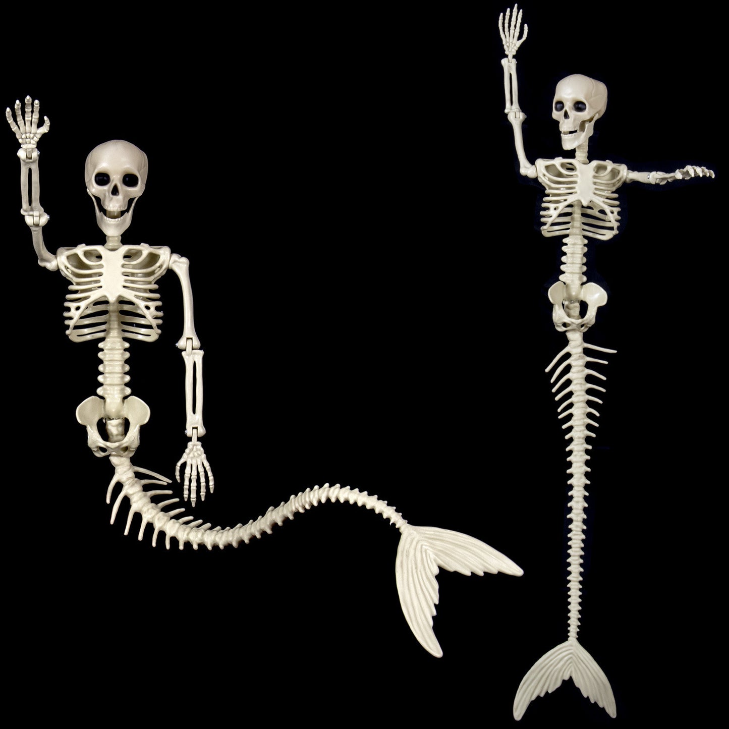 Halloween Skull Fish-skeleton Hanger Fixed Posture Simulation Chamber Props