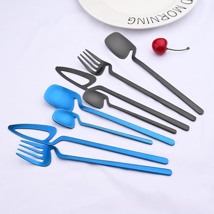 24 Piece Set Of Stainless Steel Cup Hanging Tableware