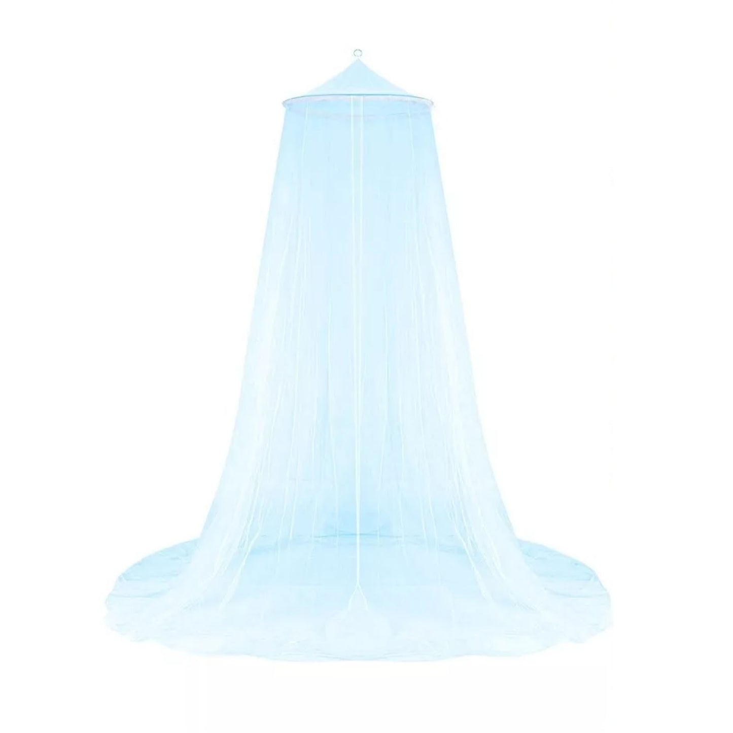 Queen Size Bed Canopy Princess Round Dome Bed Canopy Dome for Picnic Courtyard Outdoor Household Blue