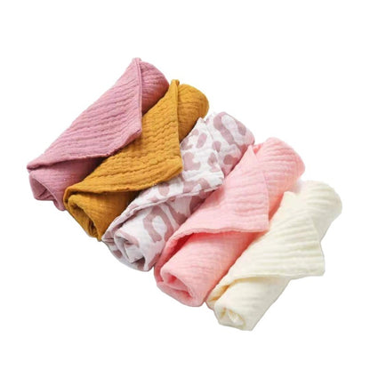 Lot de 5 serviettes nettoyantes pour le visage pour bébé