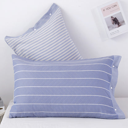 Three-layer Gauze Cotton Pillowcase European Style