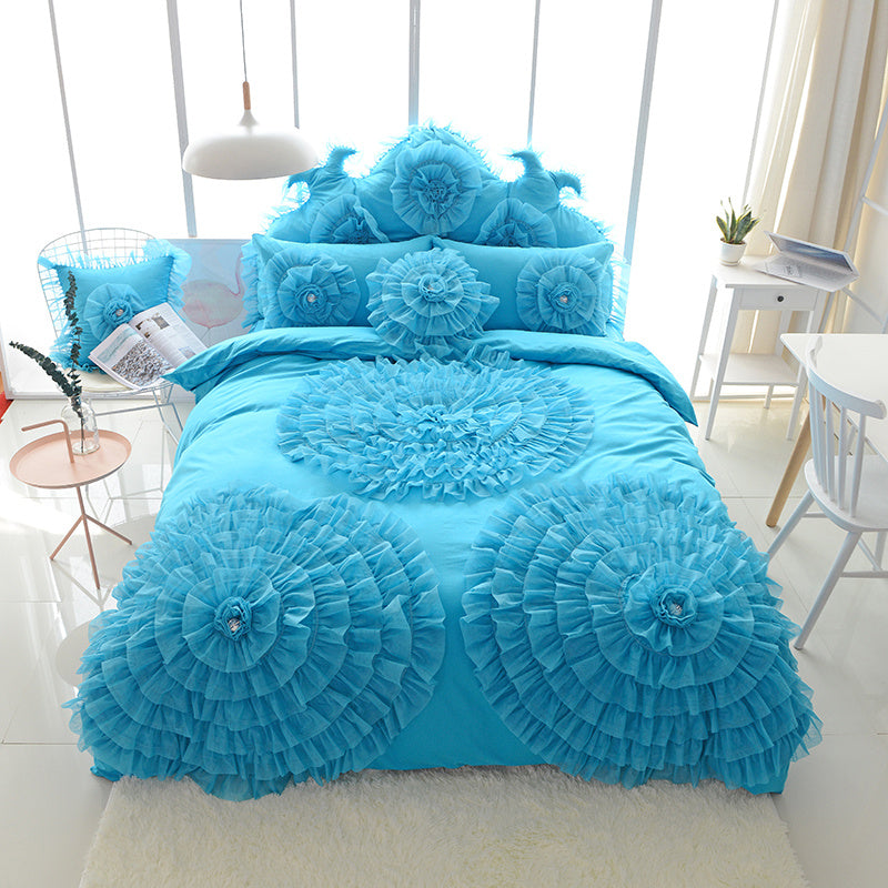 Cotton Princess Wind Bed Skirt Type Bedding