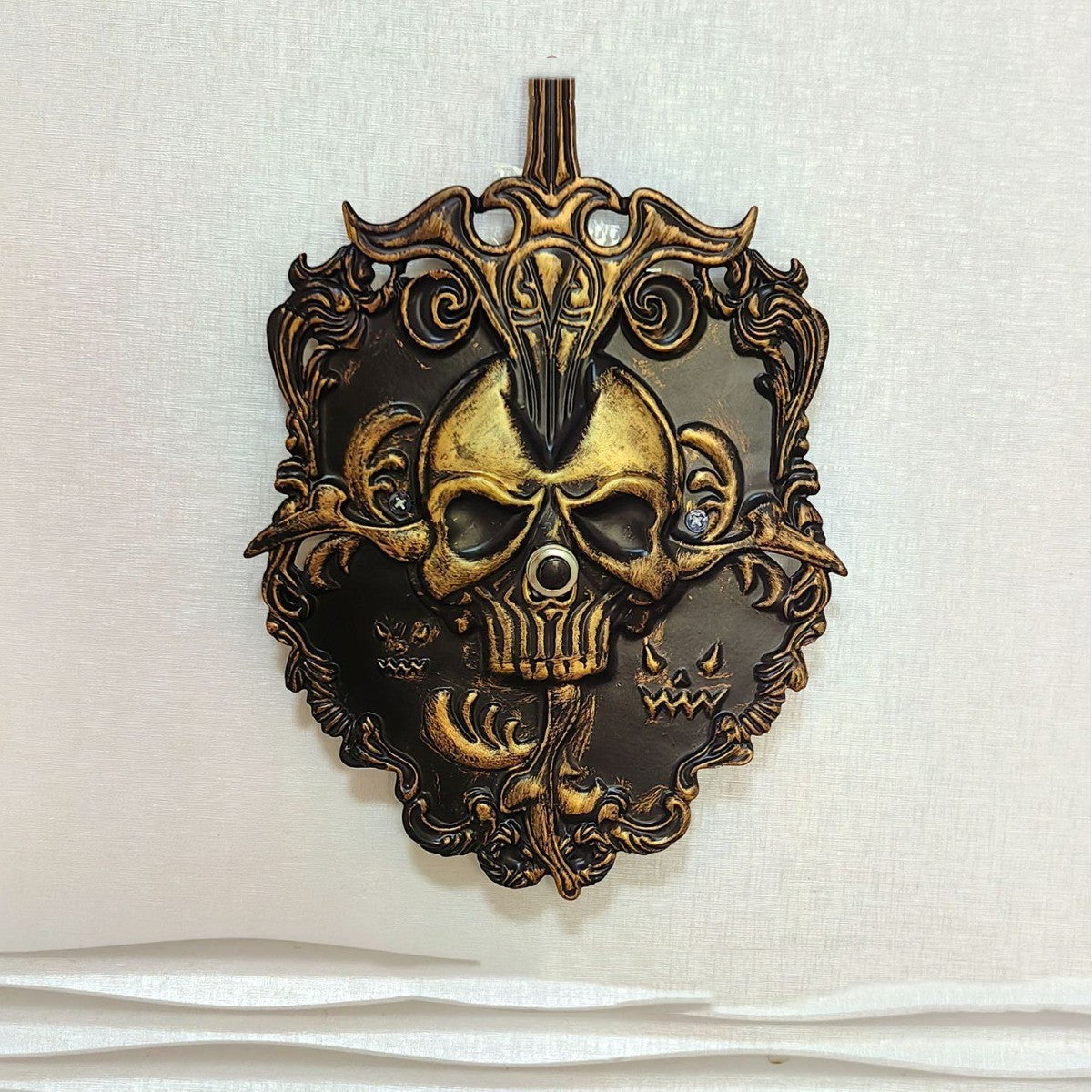 Halloween Skull Doorbell Decoration