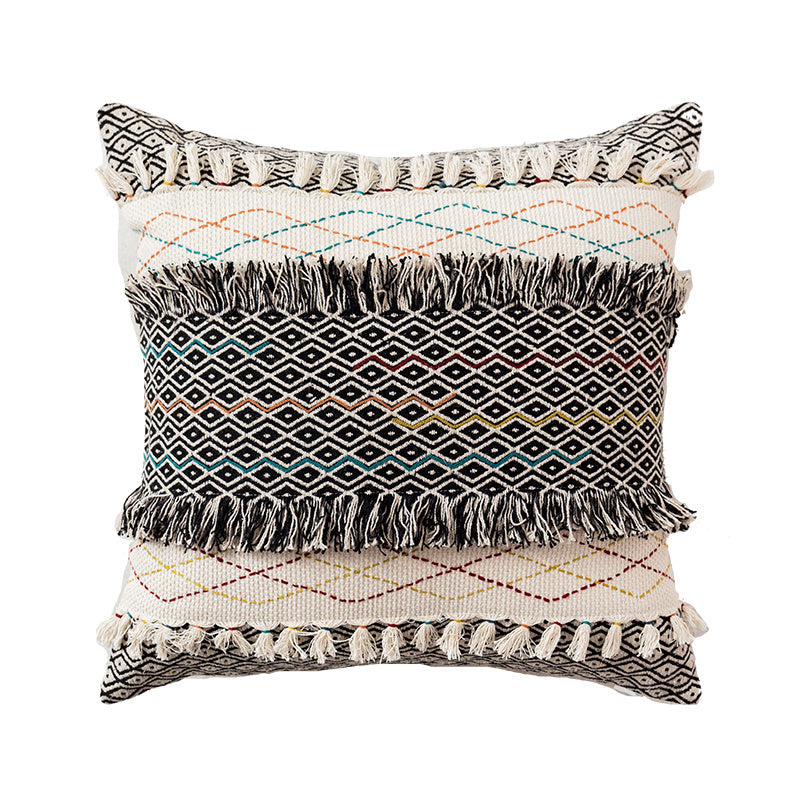 Bohemian Style Bed & Breakfast Couch Pillow Bedside Cushion