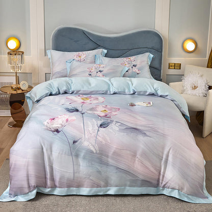 Tencel Four-piece Large Version Series Focus On High-end Bedding