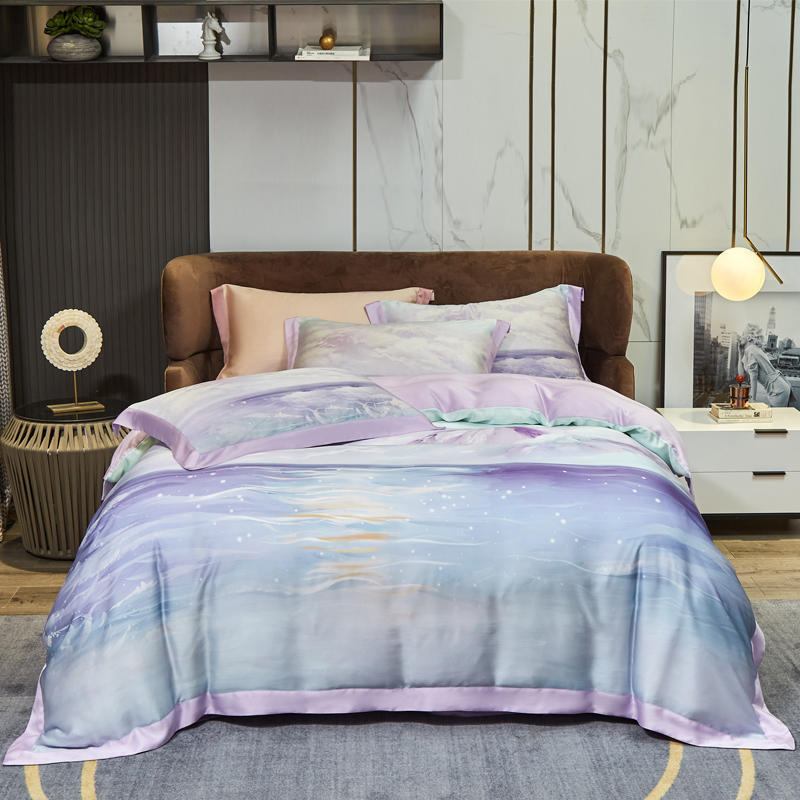 Tencel Four-piece Large Version Series Focus On High-end Bedding