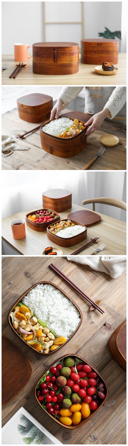 Creative Multi-layer Japanese-style Compartment Bento Box