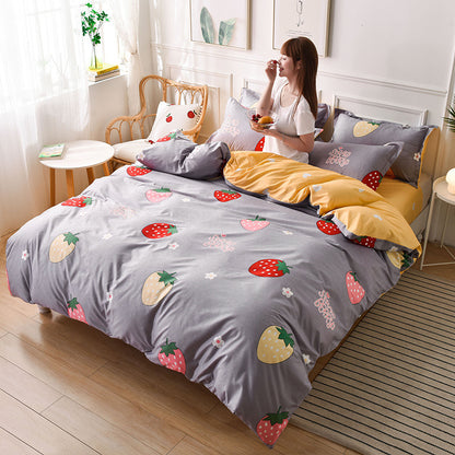 Four-piece Set Of Bed Sheets, Home Textile Manufacturers Wholesale Bedding