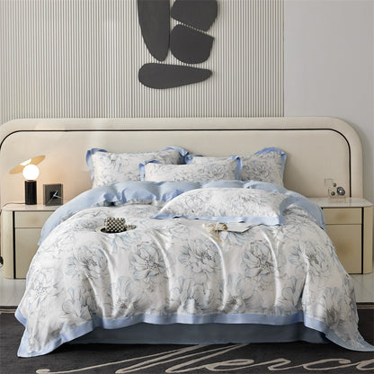 Spring And Summer New Home Textile Tencel Four-piece Set Bedding